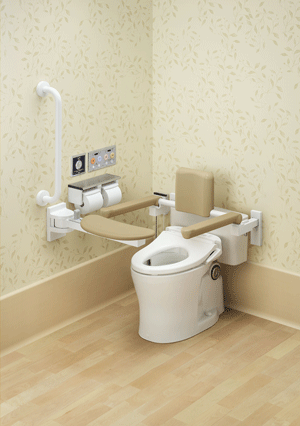 TOTO、病院・高齢者施設向けトイレ手すり | 住宅産業新聞