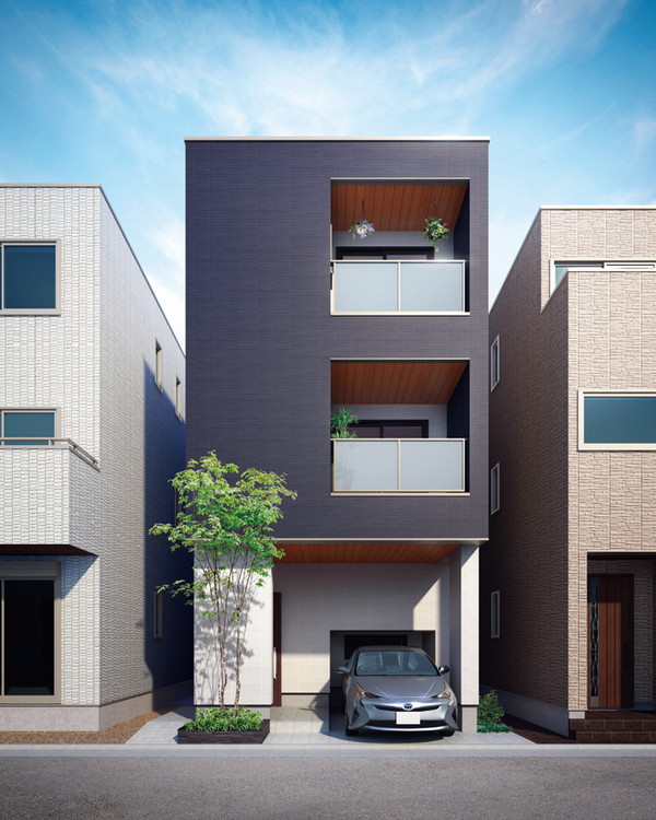 狭小敷地に建つエスパシオ
