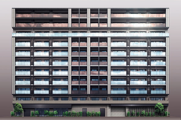 建替え後の外観イメージパース