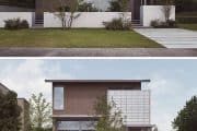 建物外観。平屋（上）と２階建て