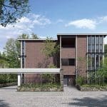 住友林業=デザイン性高い賃貸住宅「フォレストメゾン・カレ」、水平・垂直ライン強調