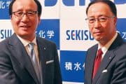 高下社長（左）と加藤専務