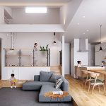 パナソニックホームズ、新商品「カサート平屋スキップスタイル」=視線の高さで「団らん/集中」を両立