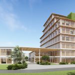 アキュラホームがさいたま市に新本社、普及価格帯で建築=木造軸組み8階建てとして