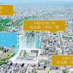 積水化学住宅C、自衛隊札幌病院跡地で住・医・商の大規模まちづくり=商業エリアが先行オープン